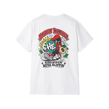 Grippin’ Neva Slippin’ Graphic Tee – Streetwear Money Motif